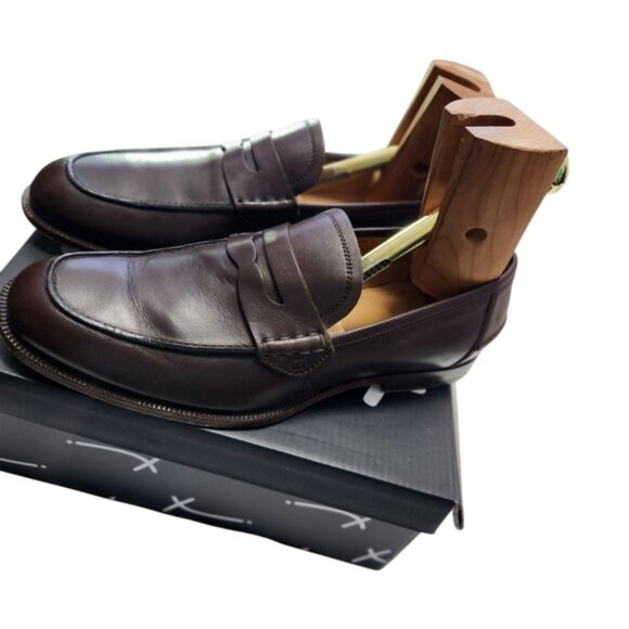 Gucci Men's Brown Leather Loafers #368456 Size 7.5 - Picture 4 of 10